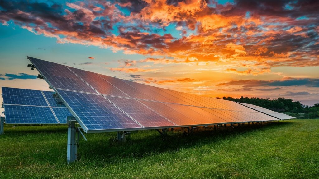 panneau photovoltaïque jardin