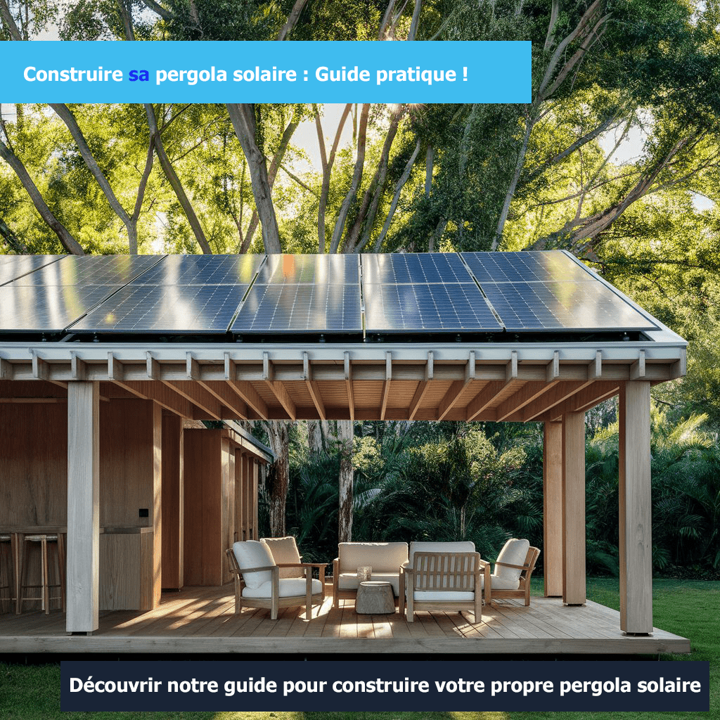 Construire sa pergola solaire