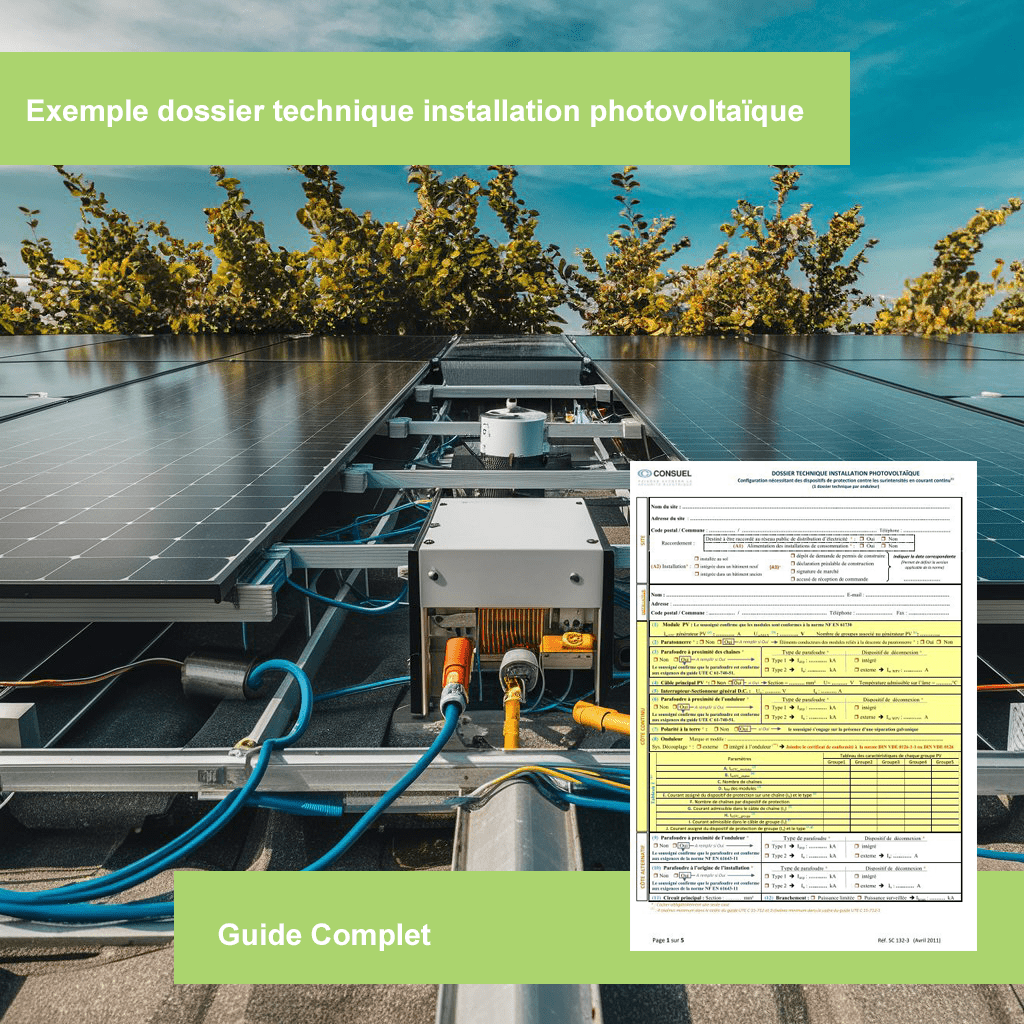 Exemple dossier technique installation photovoltaïque