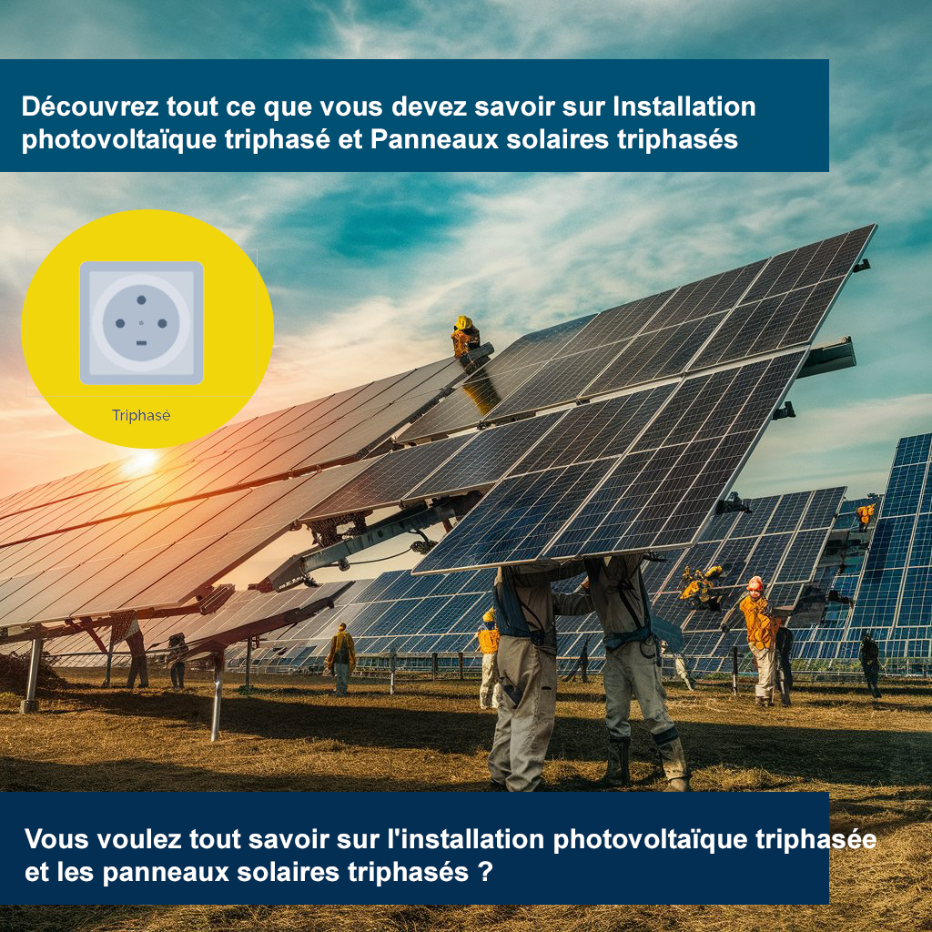 Installation photovoltaïque triphasé 