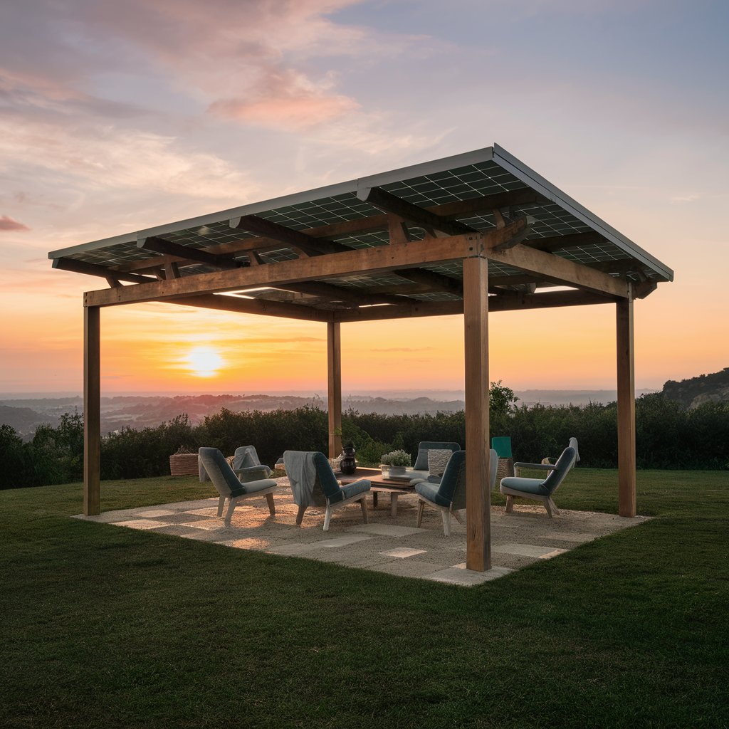 Pergola solaire autoconsommation