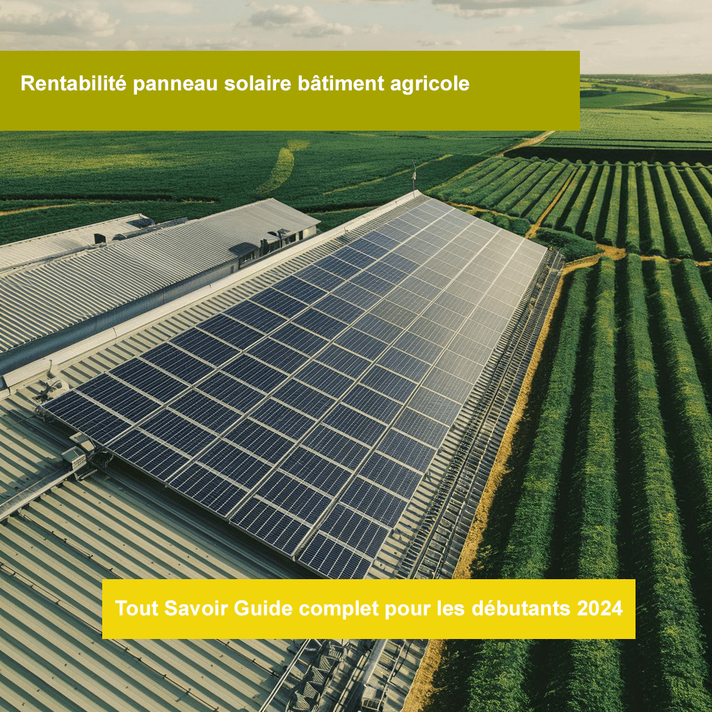 Rentabilité panneau solaire bâtiment agricole