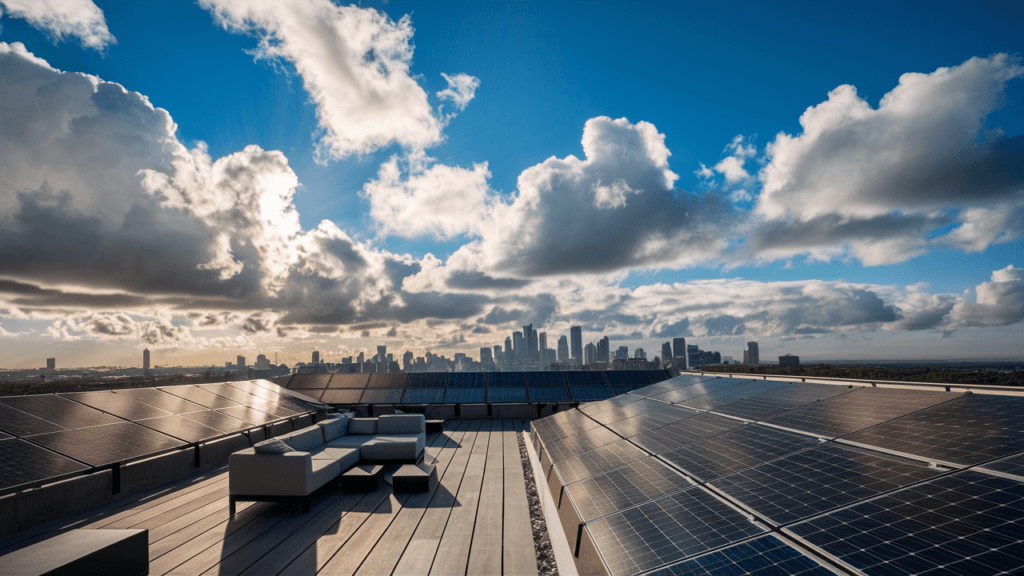 Panneau solaire Terrasse