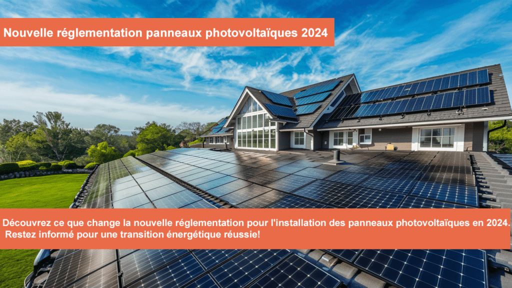 Nouvelle réglementation panneaux photovoltaïques 2024 