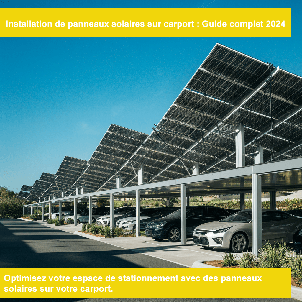 Panneau solaire carport