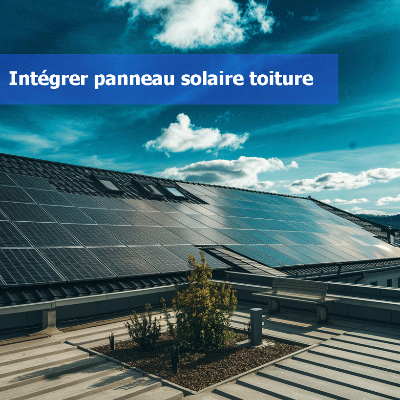 Intégrer panneau solaire toiture